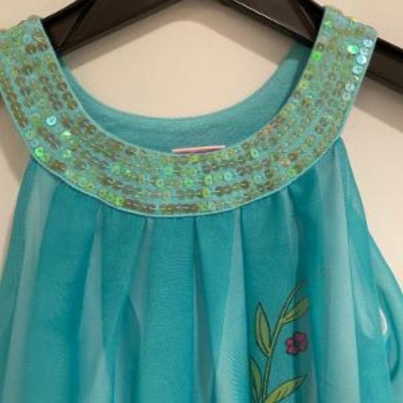 Lipstik Girls Children's Floral Dress - Size 6 - Picture 2 of 5